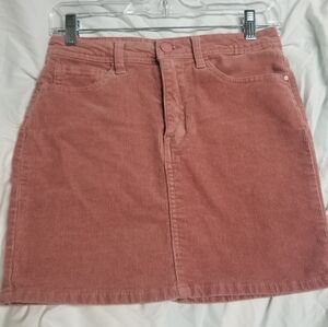 Black Label corduroy skirt